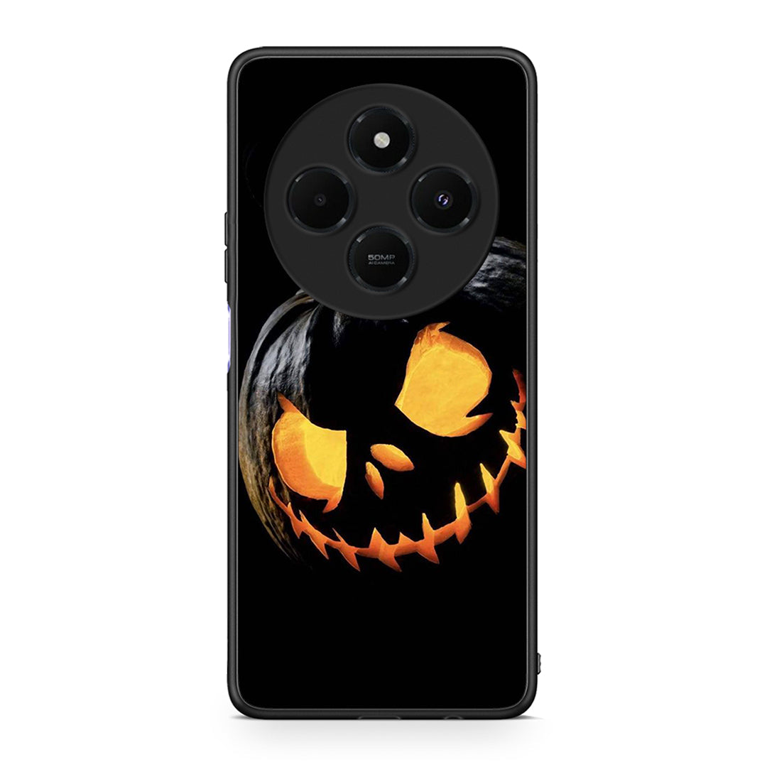 Xiaomi Redmi 14C NFC / A3 Pro / Poco 75 4G / 5G Halloween Scary Pumpkin Θήκη από τη Smartfits με σχέδιο στο πίσω μέρος και μαύρο περίβλημα | Smartphone case with colorful back and black bezels by Smartfits