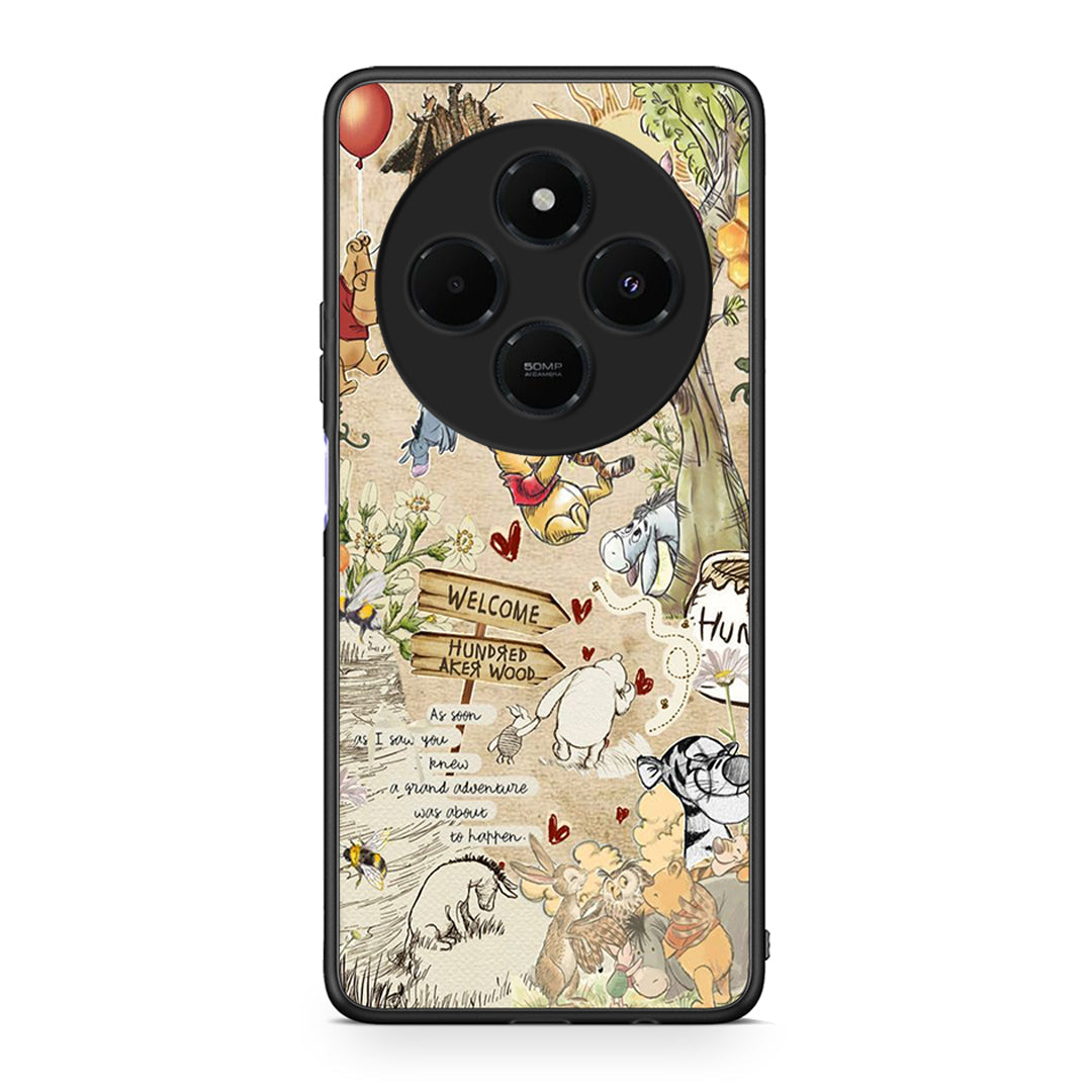 Xiaomi Redmi 14C NFC / A3 Pro / Poco 75 4G / 5G Happy Friends θήκη από τη Smartfits με σχέδιο στο πίσω μέρος και μαύρο περίβλημα | Smartphone case with colorful back and black bezels by Smartfits