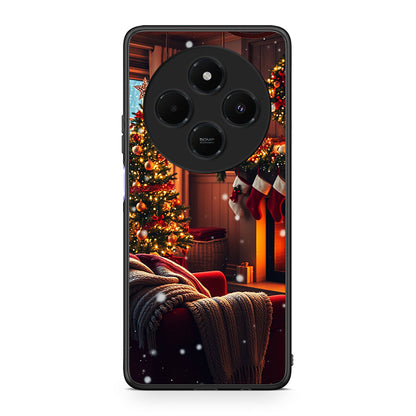 Xiaomi Redmi 14C NFC / A3 Pro / Poco 75 4G / 5G Home For Christmas θήκη από τη Smartfits με σχέδιο στο πίσω μέρος και μαύρο περίβλημα | Smartphone case with colorful back and black bezels by Smartfits
