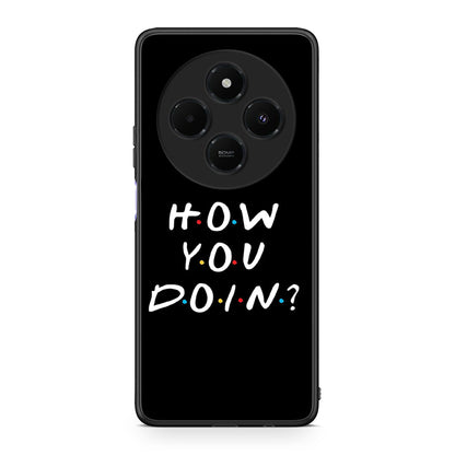 Xiaomi Redmi 14C NFC / A3 Pro / Poco 75 4G / 5G How You Doin θήκη από τη Smartfits με σχέδιο στο πίσω μέρος και μαύρο περίβλημα | Smartphone case with colorful back and black bezels by Smartfits