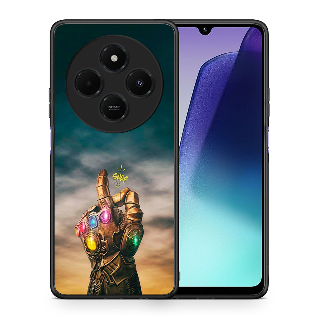 Θήκη Xiaomi Redmi 14C NFC / A3 Pro / Poco 75 4G / 5G Infinity Snap από τη Smartfits με σχέδιο στο πίσω μέρος και μαύρο περίβλημα | Xiaomi Redmi 14C NFC / A3 Pro / Poco 75 4G / 5G Infinity Snap case with colorful back and black bezels