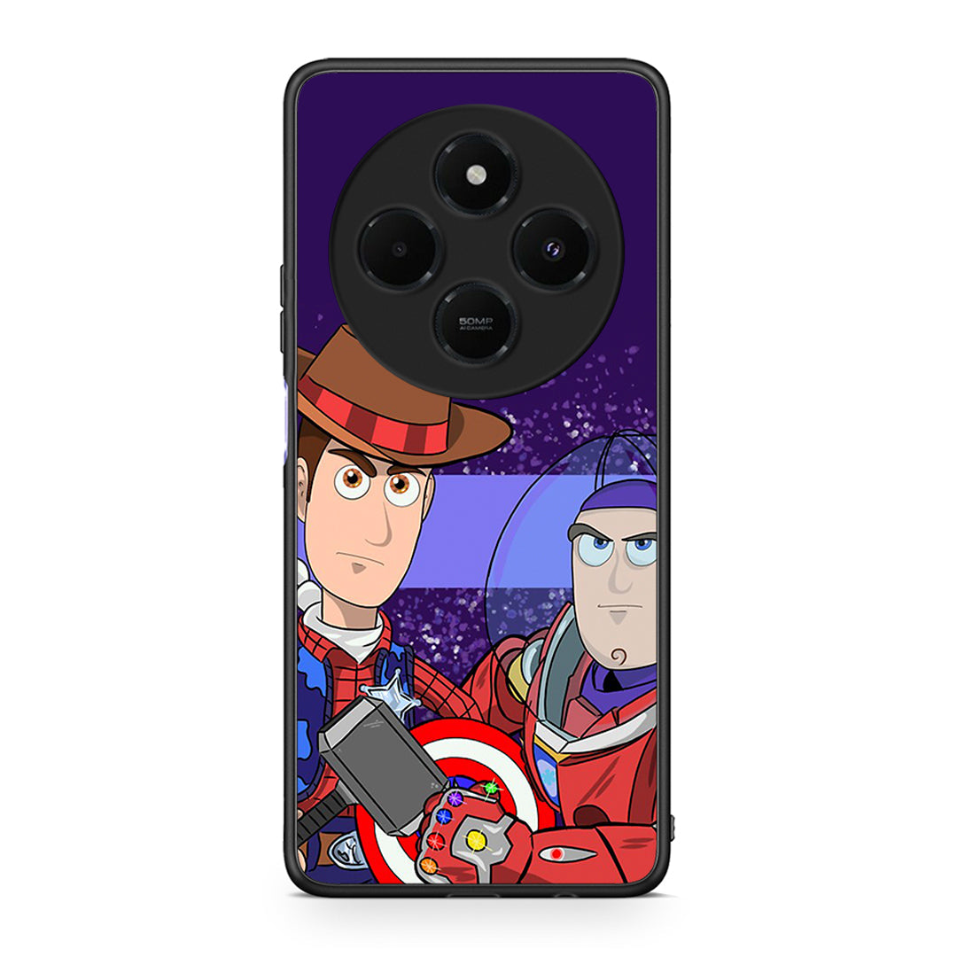 Xiaomi Redmi 14C NFC / A3 Pro / Poco 75 4G / 5G Infinity Story θήκη από τη Smartfits με σχέδιο στο πίσω μέρος και μαύρο περίβλημα | Smartphone case with colorful back and black bezels by Smartfits