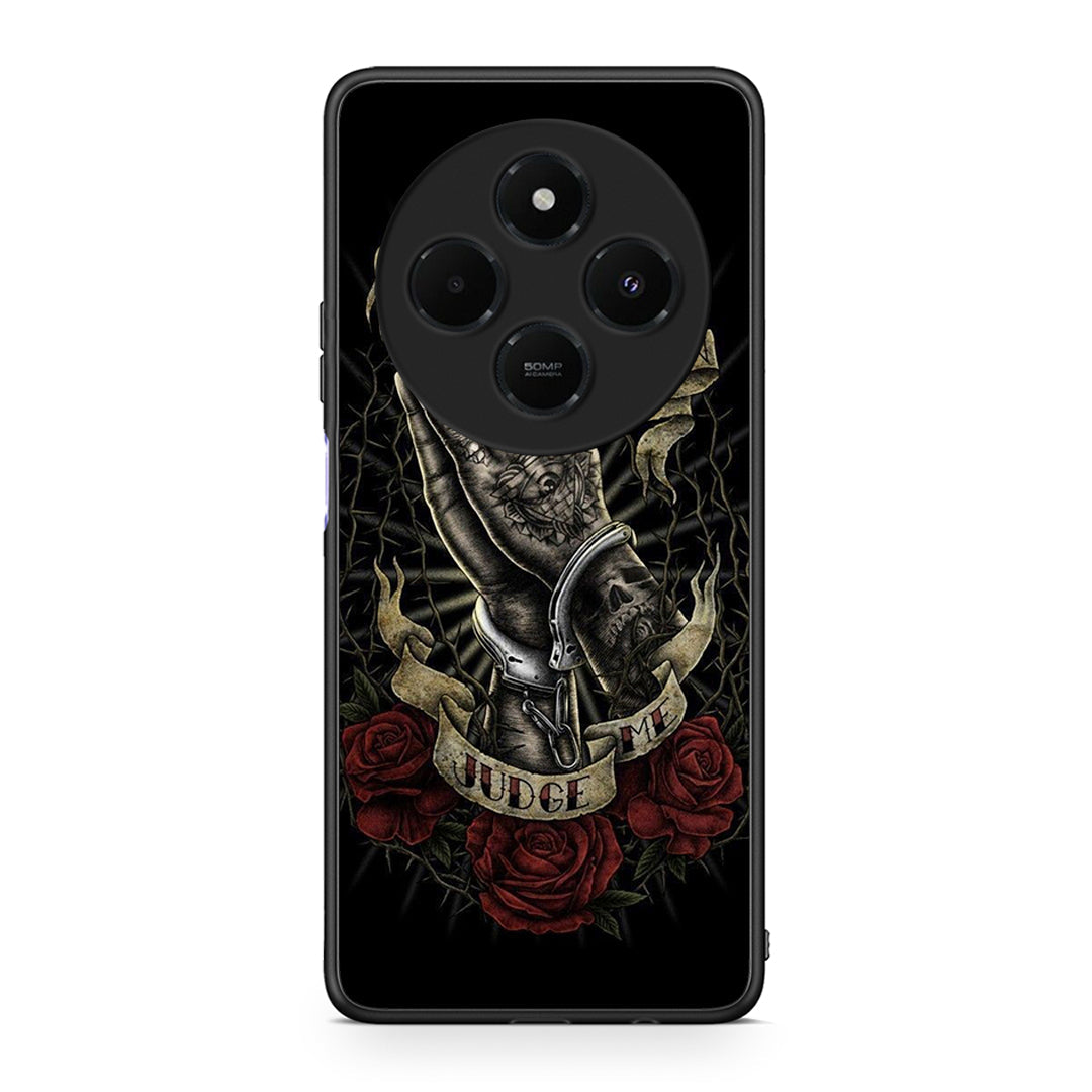 Xiaomi Redmi 14C NFC / A3 Pro / Poco 75 4G / 5G Judge By God θήκη από τη Smartfits με σχέδιο στο πίσω μέρος και μαύρο περίβλημα | Smartphone case with colorful back and black bezels by Smartfits
