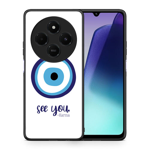 Θήκη Xiaomi Redmi 14C NFC / A3 Pro / Poco 75 4G / 5G Karma Says από τη Smartfits με σχέδιο στο πίσω μέρος και μαύρο περίβλημα | Xiaomi Redmi 14C NFC / A3 Pro / Poco 75 4G / 5G Karma Says case with colorful back and black bezels