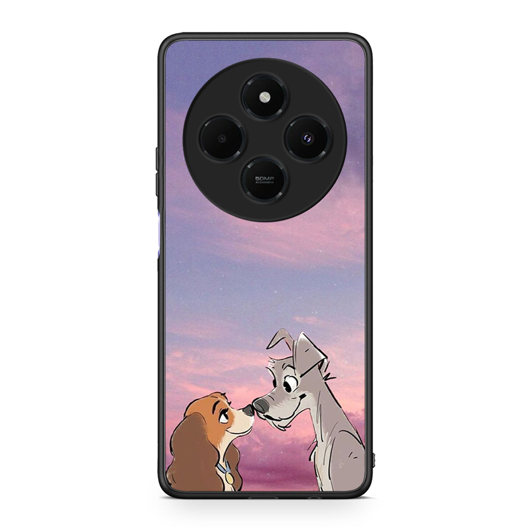 Xiaomi Redmi 14C NFC / A3 Pro / Poco 75 4G / 5G Lady And Tramp θήκη από τη Smartfits με σχέδιο στο πίσω μέρος και μαύρο περίβλημα | Smartphone case with colorful back and black bezels by Smartfits