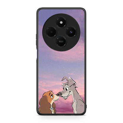 Xiaomi Redmi 14C NFC / A3 Pro / Poco 75 4G / 5G Lady And Tramp θήκη από τη Smartfits με σχέδιο στο πίσω μέρος και μαύρο περίβλημα | Smartphone case with colorful back and black bezels by Smartfits