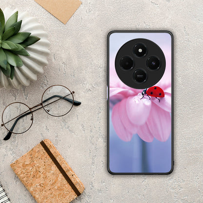 Ladybug Flower - Xiaomi Redmi 14C NFC / A3 Pro / Poco 75 4G / 5G θήκη