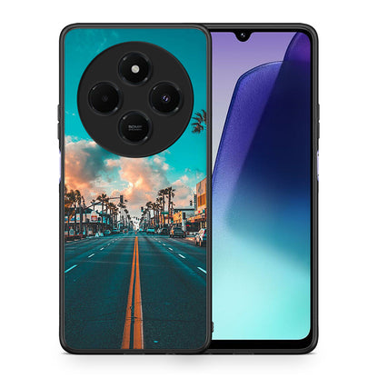Θήκη Xiaomi Redmi 14C NFC / A3 Pro / Poco 75 4G / 5G City Landscape από τη Smartfits με σχέδιο στο πίσω μέρος και μαύρο περίβλημα | Xiaomi Redmi 14C NFC / A3 Pro / Poco 75 4G / 5G City Landscape case with colorful back and black bezels