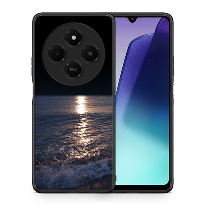 Θήκη Xiaomi Redmi 14C NFC / A3 Pro / Poco 75 4G / 5G Moon Landscape από τη Smartfits με σχέδιο στο πίσω μέρος και μαύρο περίβλημα | Xiaomi Redmi 14C NFC / A3 Pro / Poco 75 4G / 5G Moon Landscape case with colorful back and black bezels