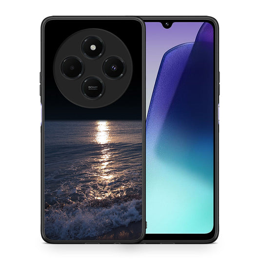 Θήκη Xiaomi Redmi 14C NFC / A3 Pro / Poco 75 4G / 5G Moon Landscape από τη Smartfits με σχέδιο στο πίσω μέρος και μαύρο περίβλημα | Xiaomi Redmi 14C NFC / A3 Pro / Poco 75 4G / 5G Moon Landscape case with colorful back and black bezels