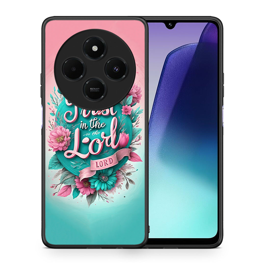 Θήκη Xiaomi Redmi 14C NFC / A3 Pro / Poco 75 4G / 5G Lord Trust από τη Smartfits με σχέδιο στο πίσω μέρος και μαύρο περίβλημα | Xiaomi Redmi 14C NFC / A3 Pro / Poco 75 4G / 5G Lord Trust case with colorful back and black bezels