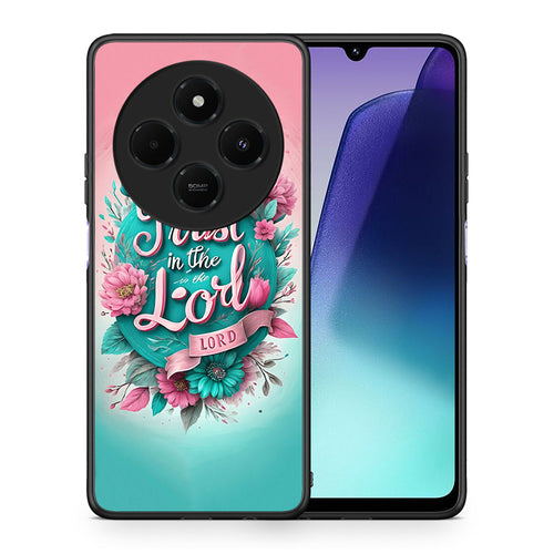 Θήκη Xiaomi Redmi 14C NFC / A3 Pro / Poco 75 4G / 5G Lord Trust από τη Smartfits με σχέδιο στο πίσω μέρος και μαύρο περίβλημα | Xiaomi Redmi 14C NFC / A3 Pro / Poco 75 4G / 5G Lord Trust case with colorful back and black bezels