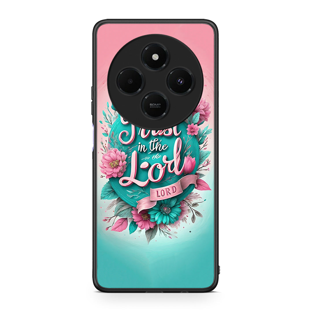 Xiaomi Redmi 14C NFC / A3 Pro / Poco 75 4G / 5G Lord Trust θήκη από τη Smartfits με σχέδιο στο πίσω μέρος και μαύρο περίβλημα | Smartphone case with colorful back and black bezels by Smartfits