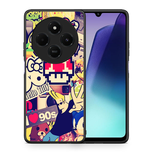 Θήκη Xiaomi Redmi 14C NFC / A3 Pro / Poco 75 4G / 5G Love The 90s από τη Smartfits με σχέδιο στο πίσω μέρος και μαύρο περίβλημα | Xiaomi Redmi 14C NFC / A3 Pro / Poco 75 4G / 5G Love The 90s case with colorful back and black bezels