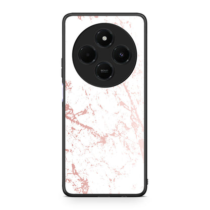 116 - Xiaomi Redmi 14C NFC / A3 Pro / Poco 75 4G / 5G Pink Splash Marble case, cover, bumper