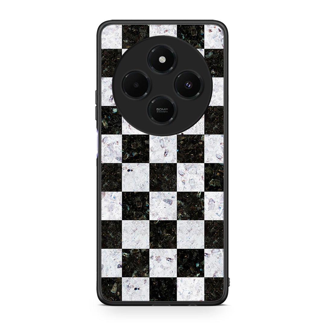 4 - Xiaomi Redmi 14C NFC / A3 Pro / Poco 75 4G / 5G Square Geometric Marble case, cover, bumper