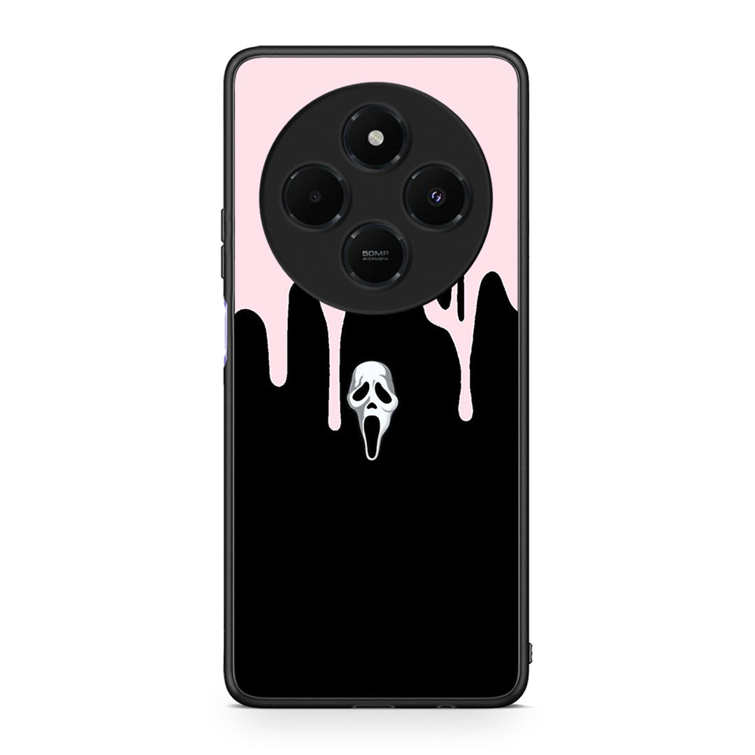 Xiaomi Redmi 14C NFC / A3 Pro / Poco 75 4G / 5G Melting Halloween Mask Θήκη από τη Smartfits με σχέδιο στο πίσω μέρος και μαύρο περίβλημα | Smartphone case with colorful back and black bezels by Smartfits