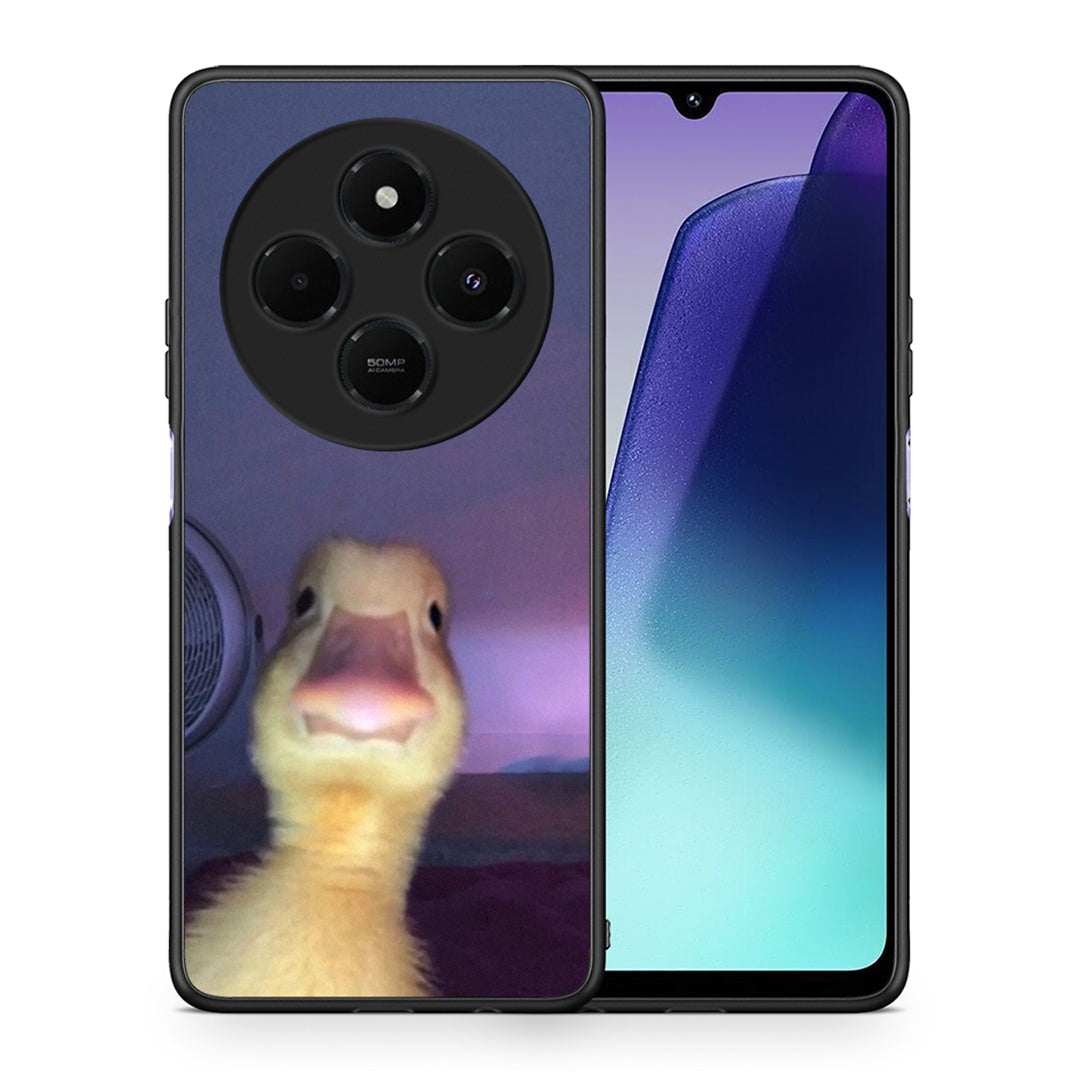 Θήκη Xiaomi Redmi 14C NFC / A3 Pro / Poco 75 4G / 5G Meme Duck από τη Smartfits με σχέδιο στο πίσω μέρος και μαύρο περίβλημα | Xiaomi Redmi 14C NFC / A3 Pro / Poco 75 4G / 5G Meme Duck case with colorful back and black bezels