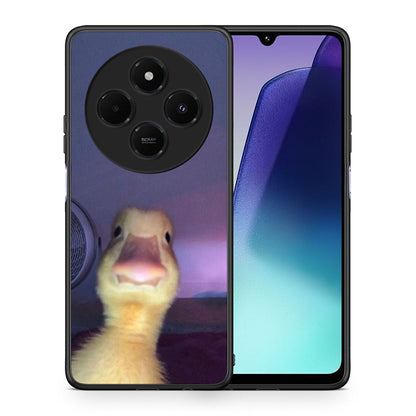 Θήκη Xiaomi Redmi 14C NFC / A3 Pro / Poco 75 4G / 5G Meme Duck από τη Smartfits με σχέδιο στο πίσω μέρος και μαύρο περίβλημα | Xiaomi Redmi 14C NFC / A3 Pro / Poco 75 4G / 5G Meme Duck case with colorful back and black bezels
