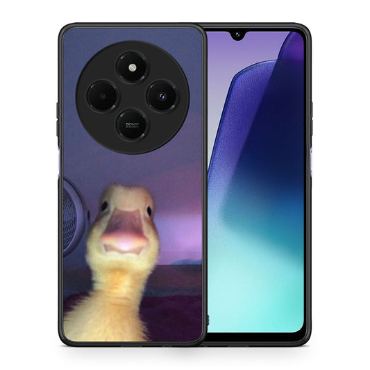 Θήκη Xiaomi Redmi 14C NFC / A3 Pro / Poco 75 4G / 5G Meme Duck από τη Smartfits με σχέδιο στο πίσω μέρος και μαύρο περίβλημα | Xiaomi Redmi 14C NFC / A3 Pro / Poco 75 4G / 5G Meme Duck case with colorful back and black bezels