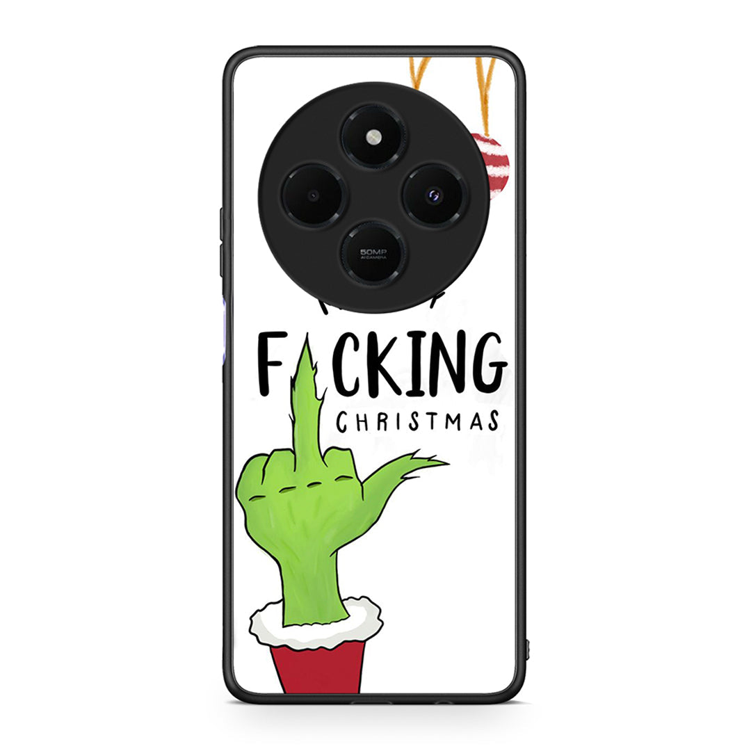 Xiaomi Redmi 14C NFC / A3 Pro / Poco 75 4G / 5G Merry F Xmas θήκη από τη Smartfits με σχέδιο στο πίσω μέρος και μαύρο περίβλημα | Smartphone case with colorful back and black bezels by Smartfits