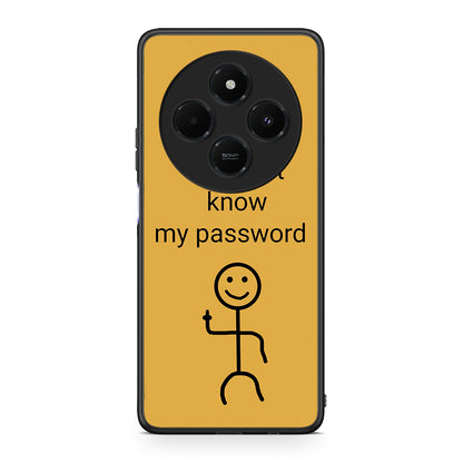 Xiaomi Redmi 14C NFC / A3 Pro / Poco 75 4G / 5G My Password Θήκη από τη Smartfits με σχέδιο στο πίσω μέρος και μαύρο περίβλημα | Smartphone case with colorful back and black bezels by Smartfits