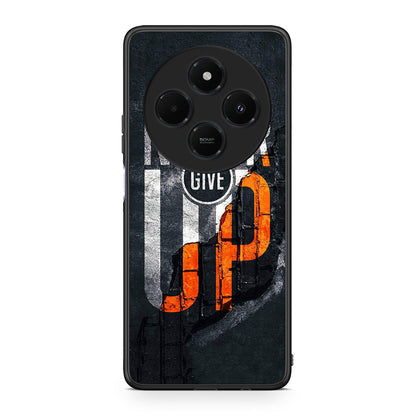 Xiaomi Redmi 14C NFC / A3 Pro / Poco 75 4G / 5G Never Give Up Θήκη Αγίου Βαλεντίνου από τη Smartfits με σχέδιο στο πίσω μέρος και μαύρο περίβλημα | Smartphone case with colorful back and black bezels by Smartfits