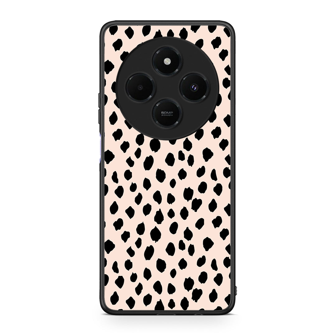 Xiaomi Redmi 14C NFC / A3 Pro / Poco 75 4G / 5G New Polka Dots θήκη από τη Smartfits με σχέδιο στο πίσω μέρος και μαύρο περίβλημα | Smartphone case with colorful back and black bezels by Smartfits