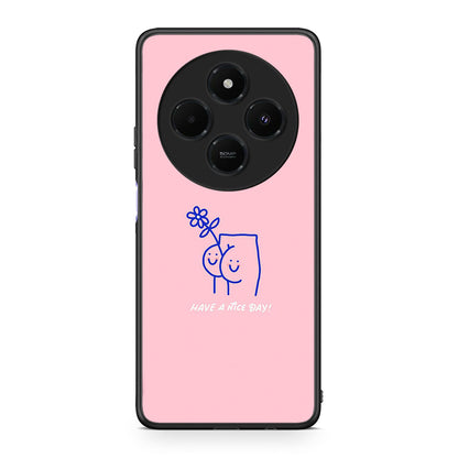 Xiaomi Redmi 14C NFC / A3 Pro / Poco 75 4G / 5G Nice Day θήκη από τη Smartfits με σχέδιο στο πίσω μέρος και μαύρο περίβλημα | Smartphone case with colorful back and black bezels by Smartfits