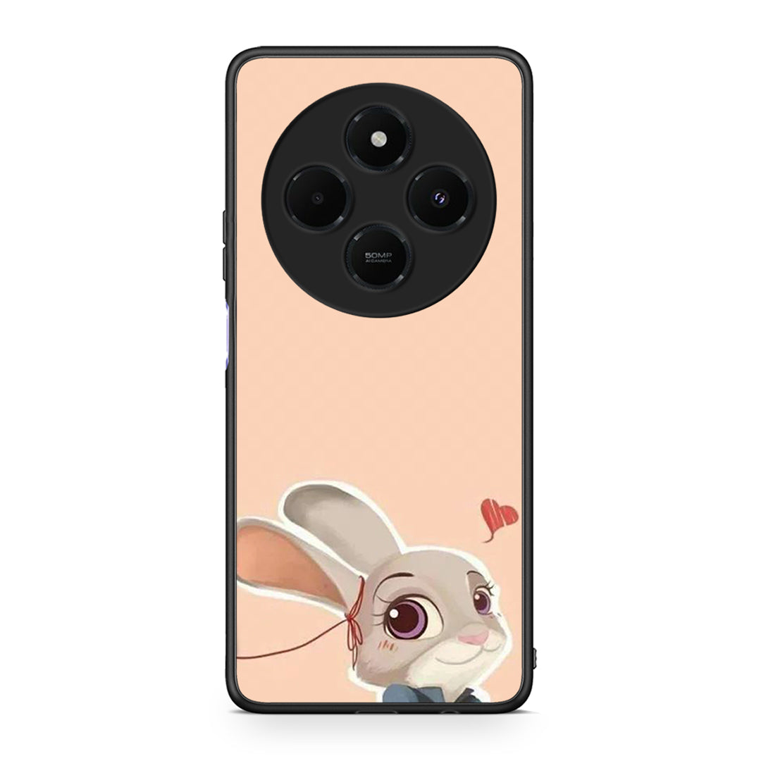 Xiaomi Redmi 14C NFC / A3 Pro / Poco 75 4G / 5G Nick Wilde And Judy Hopps Love 2 θήκη από τη Smartfits με σχέδιο στο πίσω μέρος και μαύρο περίβλημα | Smartphone case with colorful back and black bezels by Smartfits