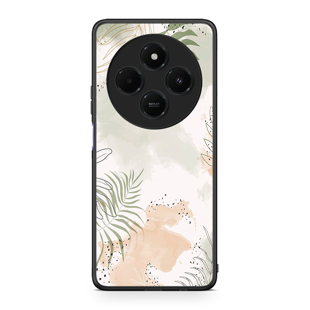 Xiaomi Redmi 14C NFC / A3 Pro / Poco 75 4G / 5G Nude Plants Θήκη από τη Smartfits με σχέδιο στο πίσω μέρος και μαύρο περίβλημα | Smartphone case with colorful back and black bezels by Smartfits