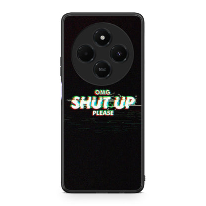 Xiaomi Redmi 14C NFC / A3 Pro / Poco 75 4G / 5G OMG ShutUp θήκη από τη Smartfits με σχέδιο στο πίσω μέρος και μαύρο περίβλημα | Smartphone case with colorful back and black bezels by Smartfits