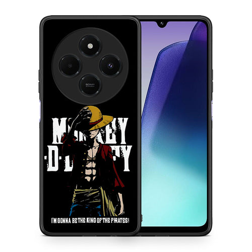 Θήκη Xiaomi Redmi 14C NFC / A3 Pro / Poco 75 4G / 5G Pirate King από τη Smartfits με σχέδιο στο πίσω μέρος και μαύρο περίβλημα | Xiaomi Redmi 14C NFC / A3 Pro / Poco 75 4G / 5G Pirate King case with colorful back and black bezels