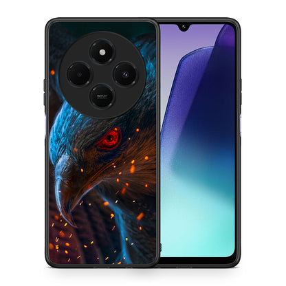 Θήκη Xiaomi Redmi 14C NFC / A3 Pro / Poco 75 4G / 5G Eagle PopArt από τη Smartfits με σχέδιο στο πίσω μέρος και μαύρο περίβλημα | Xiaomi Redmi 14C NFC / A3 Pro / Poco 75 4G / 5G Eagle PopArt case with colorful back and black bezels