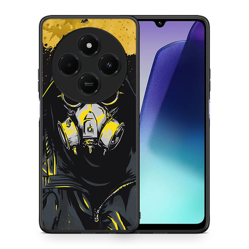 Θήκη Xiaomi Redmi 14C NFC / A3 Pro / Poco 75 4G / 5G Mask PopArt από τη Smartfits με σχέδιο στο πίσω μέρος και μαύρο περίβλημα | Xiaomi Redmi 14C NFC / A3 Pro / Poco 75 4G / 5G Mask PopArt case with colorful back and black bezels