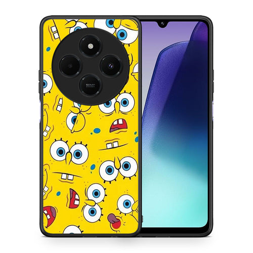 Θήκη Xiaomi Redmi 14C NFC / A3 Pro / Poco 75 4G / 5G Sponge PopArt από τη Smartfits με σχέδιο στο πίσω μέρος και μαύρο περίβλημα | Xiaomi Redmi 14C NFC / A3 Pro / Poco 75 4G / 5G Sponge PopArt case with colorful back and black bezels