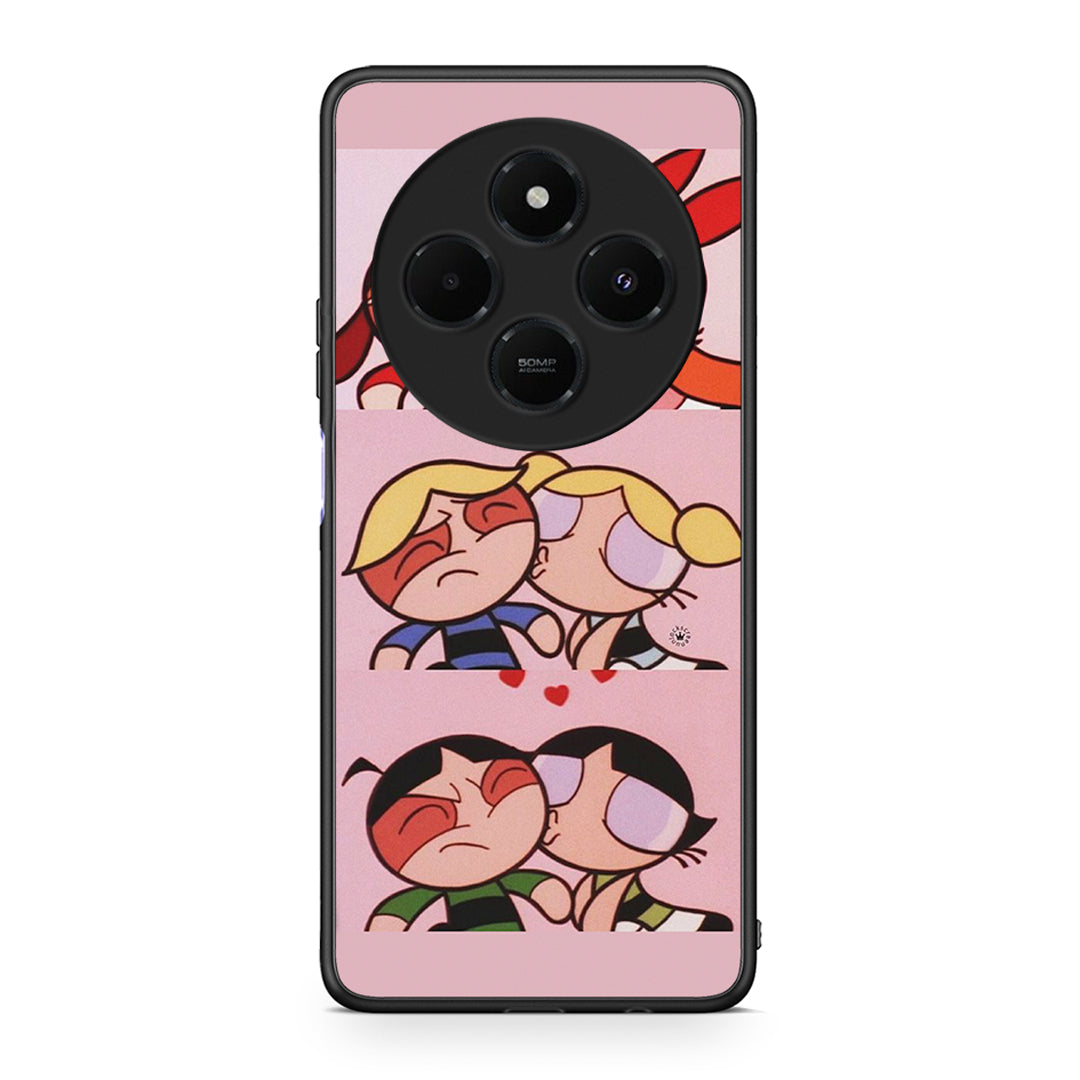 Xiaomi Redmi 14C NFC / A3 Pro / Poco 75 4G / 5G Puff Love Θήκη Αγίου Βαλεντίνου από τη Smartfits με σχέδιο στο πίσω μέρος και μαύρο περίβλημα | Smartphone case with colorful back and black bezels by Smartfits