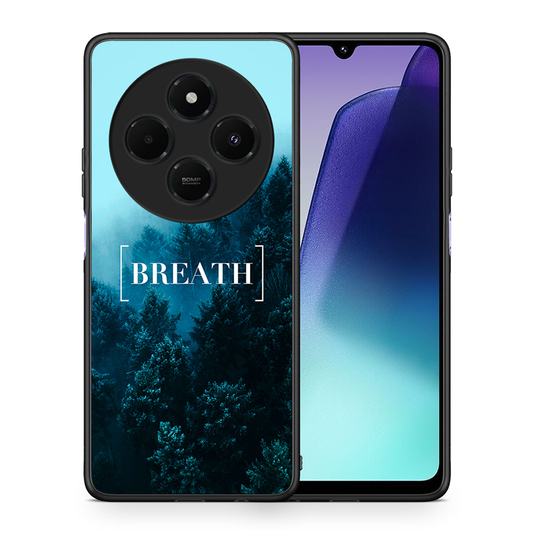 Θήκη Xiaomi Redmi 14C NFC / A3 Pro / Poco 75 4G / 5G Breath Quote από τη Smartfits με σχέδιο στο πίσω μέρος και μαύρο περίβλημα | Xiaomi Redmi 14C NFC / A3 Pro / Poco 75 4G / 5G Breath Quote case with colorful back and black bezels