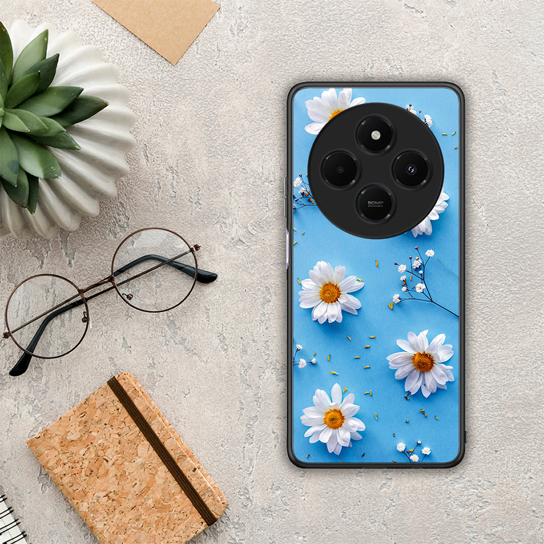 Real Daisies - Xiaomi Redmi 14C NFC / A3 Pro / Poco 75 4G / 5G θήκη