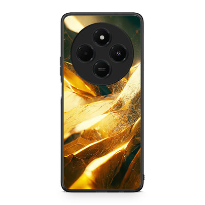 Xiaomi Redmi 14C NFC / A3 Pro / Poco 75 4G / 5G Real Gold θήκη από τη Smartfits με σχέδιο στο πίσω μέρος και μαύρο περίβλημα | Smartphone case with colorful back and black bezels by Smartfits