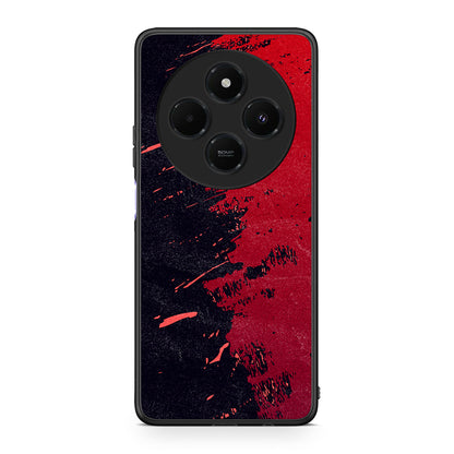 Xiaomi Redmi 14C NFC / A3 Pro / Poco 75 4G / 5G Red Paint Θήκη Αγίου Βαλεντίνου από τη Smartfits με σχέδιο στο πίσω μέρος και μαύρο περίβλημα | Smartphone case with colorful back and black bezels by Smartfits