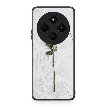 Xiaomi Redmi 14C NFC / A3 Pro / Poco 75 4G / 5G Red Rose θήκη από τη Smartfits με σχέδιο στο πίσω μέρος και μαύρο περίβλημα | Smartphone case with colorful back and black bezels by Smartfits