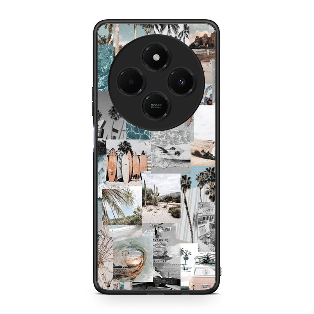 Xiaomi Redmi 14C NFC / A3 Pro / Poco 75 4G / 5G Retro Beach Life Θήκη από τη Smartfits με σχέδιο στο πίσω μέρος και μαύρο περίβλημα | Smartphone case with colorful back and black bezels by Smartfits