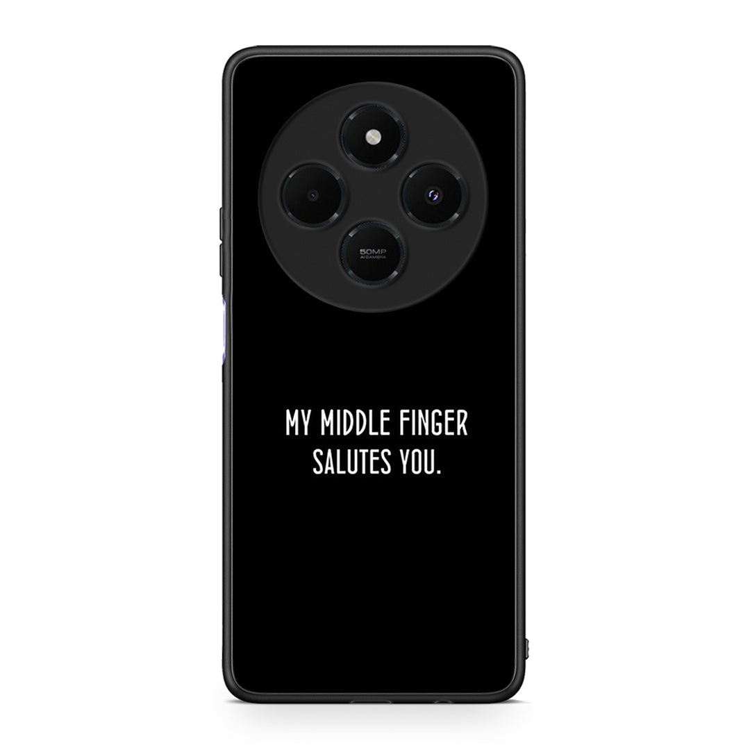Xiaomi Redmi 14C NFC / A3 Pro / Poco 75 4G / 5G Salute θήκη από τη Smartfits με σχέδιο στο πίσω μέρος και μαύρο περίβλημα | Smartphone case with colorful back and black bezels by Smartfits