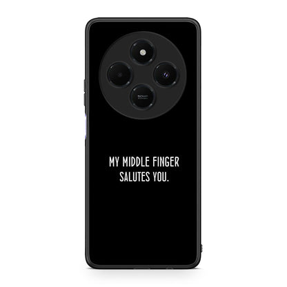 Xiaomi Redmi 14C NFC / A3 Pro / Poco 75 4G / 5G Salute θήκη από τη Smartfits με σχέδιο στο πίσω μέρος και μαύρο περίβλημα | Smartphone case with colorful back and black bezels by Smartfits