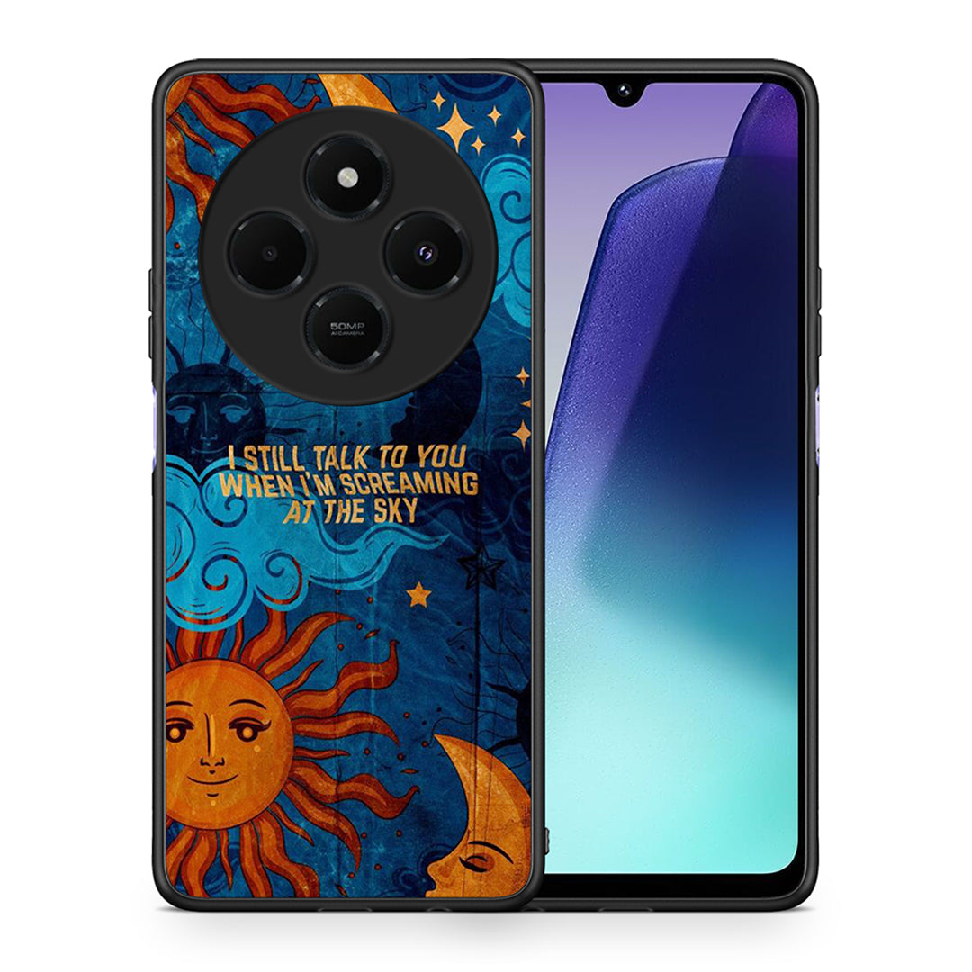 Θήκη Xiaomi Redmi 14C NFC / A3 Pro / Poco 75 4G / 5G Screaming Sky από τη Smartfits με σχέδιο στο πίσω μέρος και μαύρο περίβλημα | Xiaomi Redmi 14C NFC / A3 Pro / Poco 75 4G / 5G Screaming Sky case with colorful back and black bezels