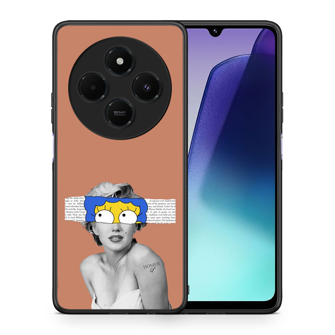 Θήκη Xiaomi Redmi 14C NFC / A3 Pro / Poco 75 4G / 5G Sim Merilyn από τη Smartfits με σχέδιο στο πίσω μέρος και μαύρο περίβλημα | Xiaomi Redmi 14C NFC / A3 Pro / Poco 75 4G / 5G Sim Merilyn case with colorful back and black bezels