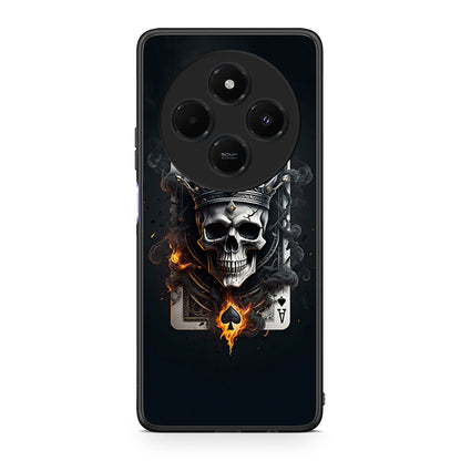 Xiaomi Redmi 14C NFC / A3 Pro / Poco 75 4G / 5G Skull King Ace θήκη από τη Smartfits με σχέδιο στο πίσω μέρος και μαύρο περίβλημα | Smartphone case with colorful back and black bezels by Smartfits