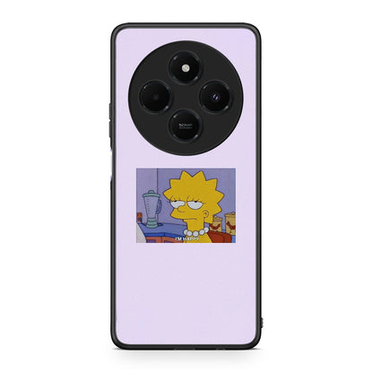 Xiaomi Redmi 14C NFC / A3 Pro / Poco 75 4G / 5G So Happy θήκη από τη Smartfits με σχέδιο στο πίσω μέρος και μαύρο περίβλημα | Smartphone case with colorful back and black bezels by Smartfits