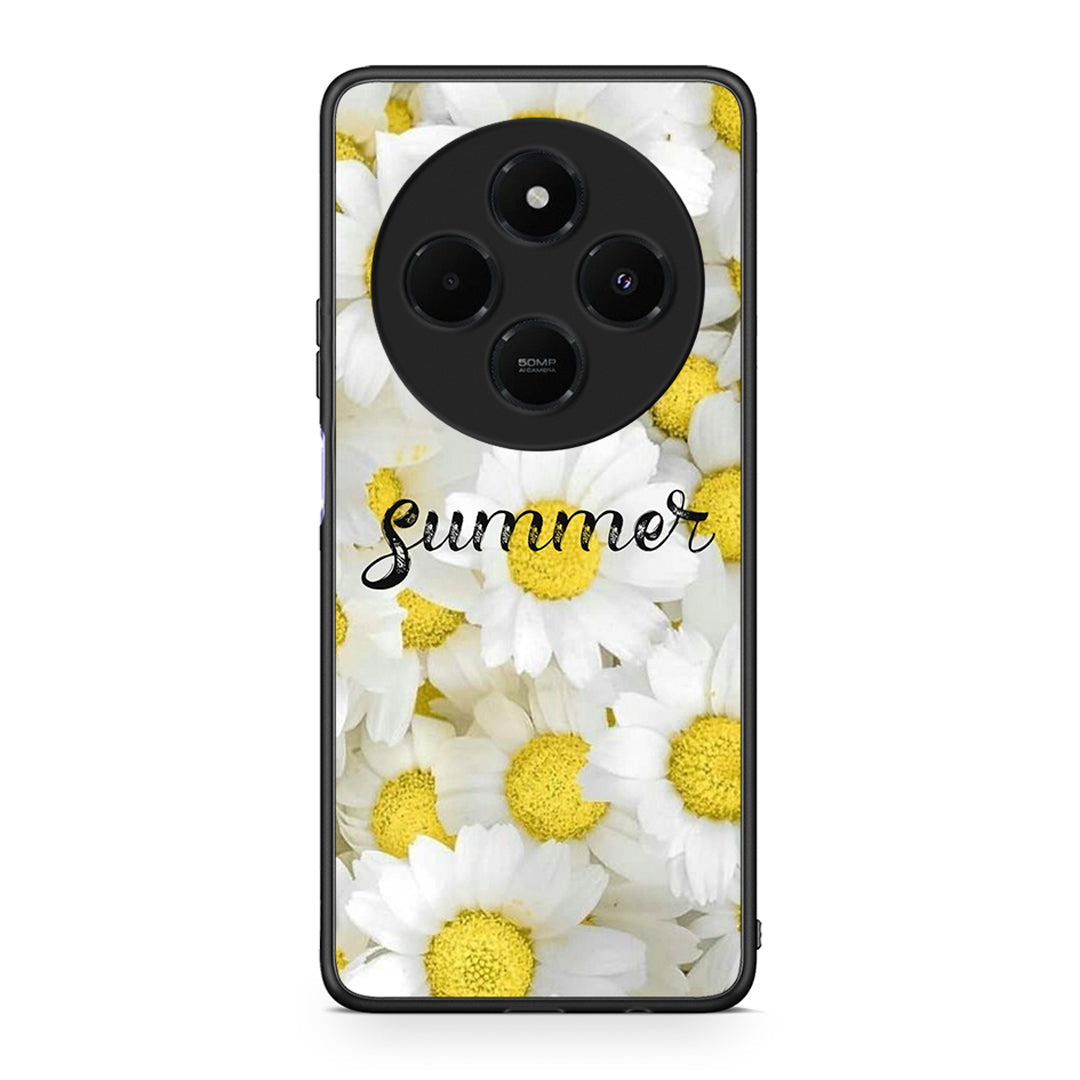 Xiaomi Redmi 14C NFC / A3 Pro / Poco 75 4G / 5G Summer Daisies Θήκη από τη Smartfits με σχέδιο στο πίσω μέρος και μαύρο περίβλημα | Smartphone case with colorful back and black bezels by Smartfits